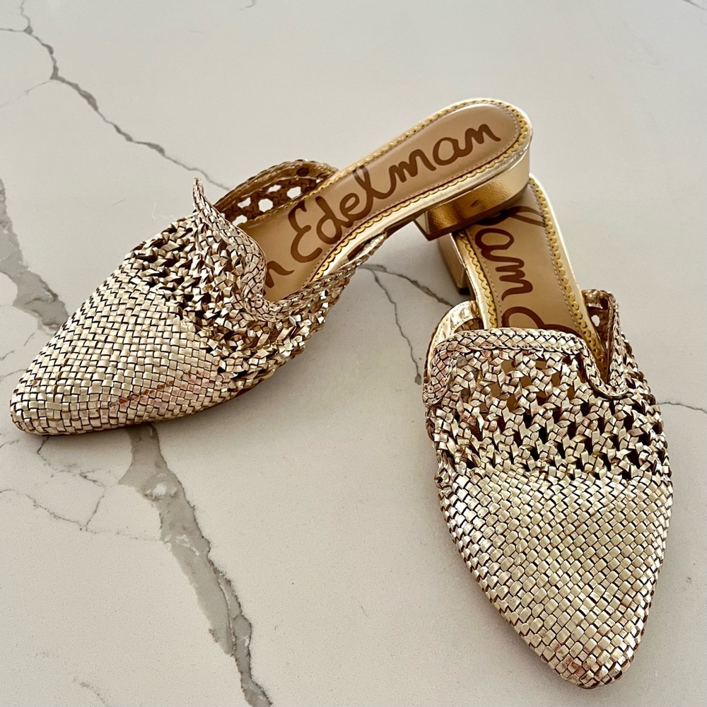 Sam Edelman Metallic Clara Mule 11